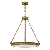 lampa vilagitas fuggesztett kerek szegecselt patinazott klasszikus idotlen 4 izzos  .jpg